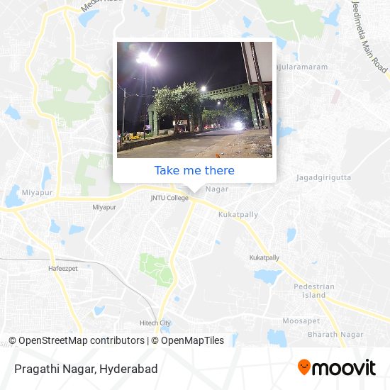 Pragathi Nagar map
