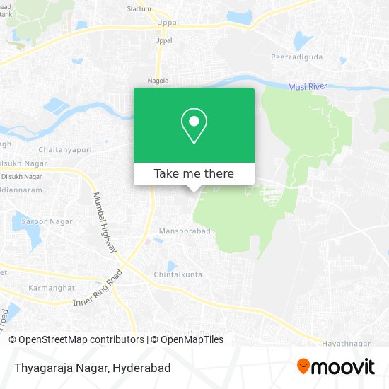 Thyagaraja Nagar map