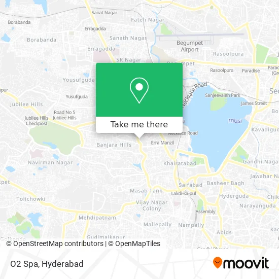 O2 Spa map