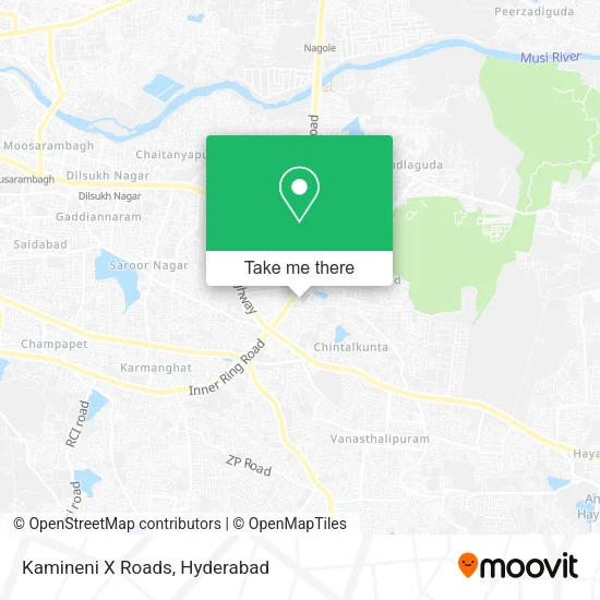 Kamineni X Roads map