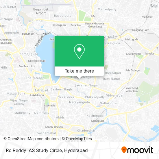 Rc Reddy Ias Study Circle map