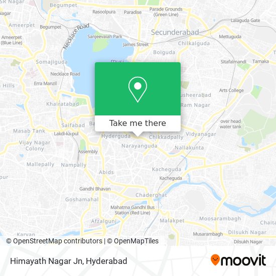 Himayath Nagar Jn map