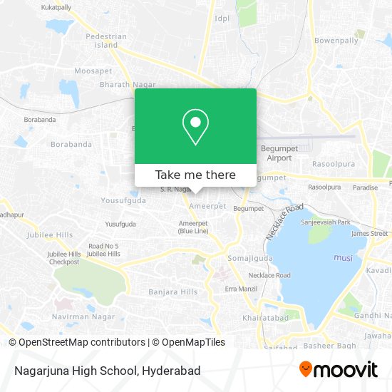 Nagarjuna High School map