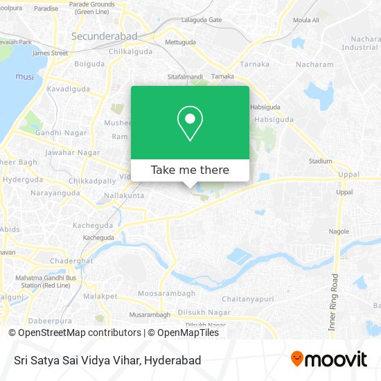 Sri Satya Sai Vidya Vihar map