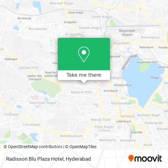 Radisson Blu Plaza Hotel map