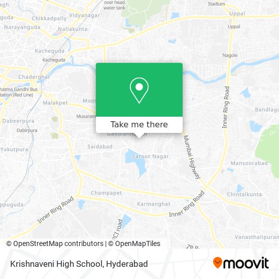 Krishnaveni High School map