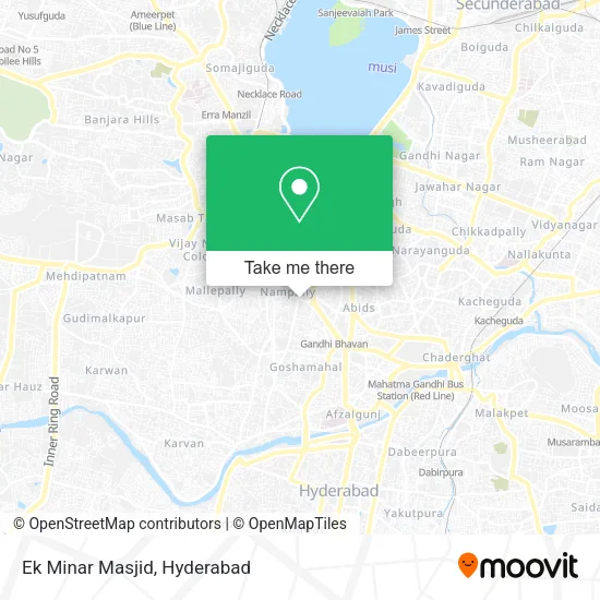 Ek Minar Masjid map