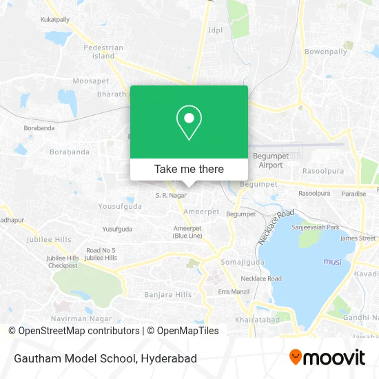 Gautham Model School map