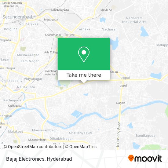 Bajaj Electronics map