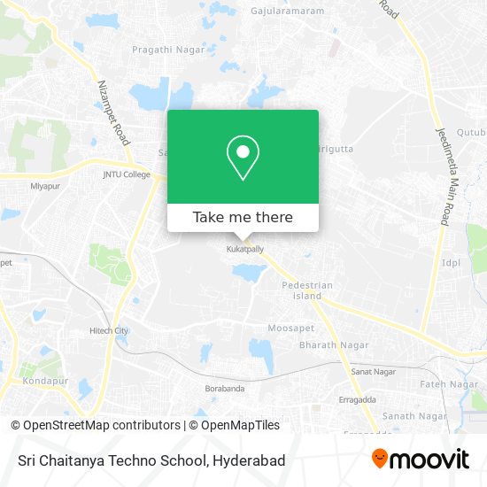 Sri Chaitanya Techno School map