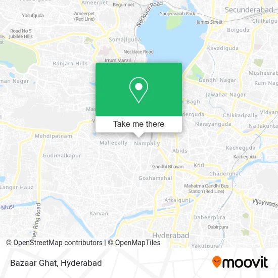 Bazaar Ghat map