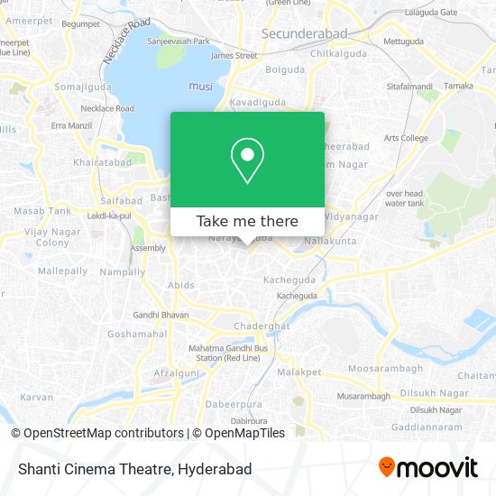 Shanti Cinema Theatre map