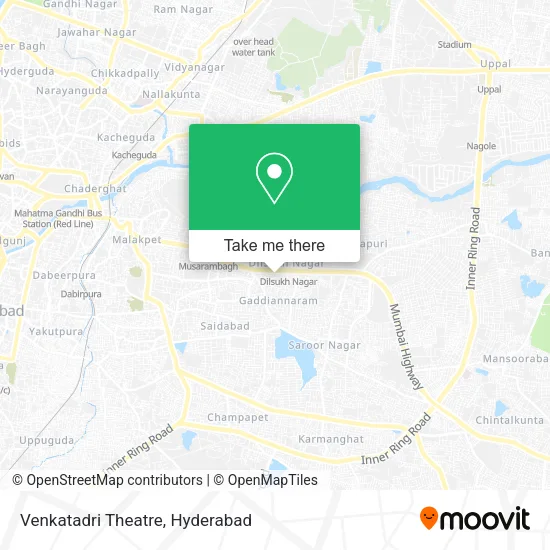 Venkatadri Theatre map