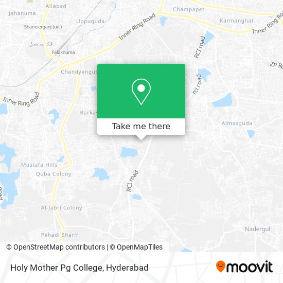 Holy Mother Pg College map