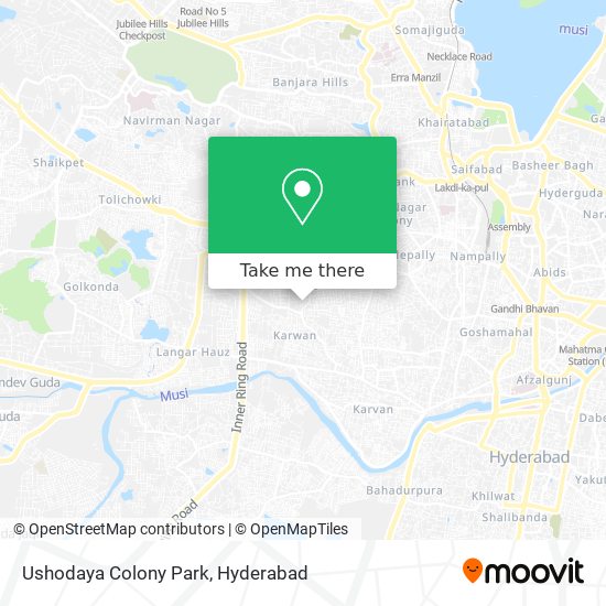 Ushodaya Colony Park map