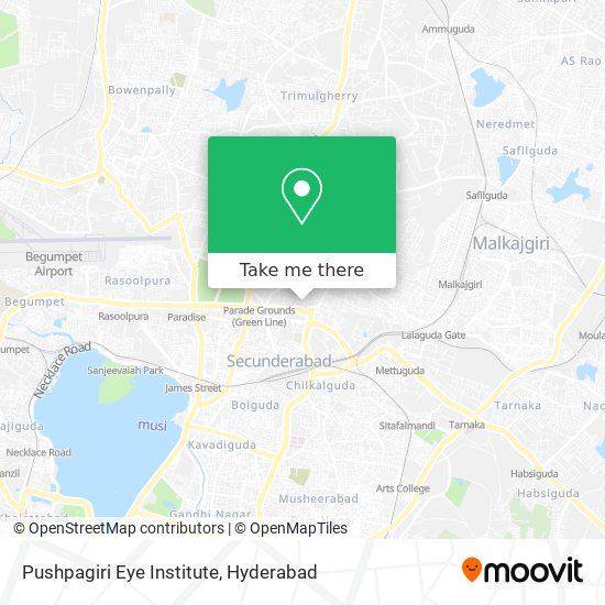 Pushpagiri Eye Institute map