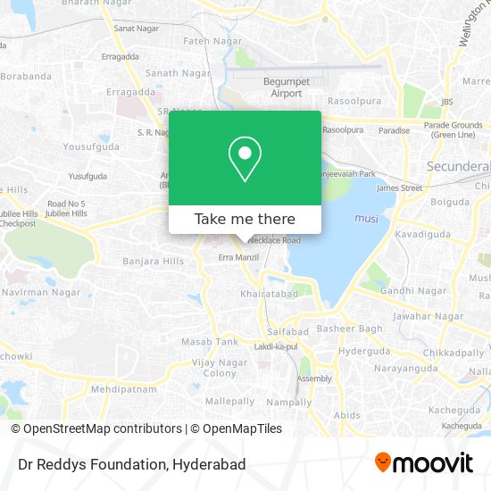 Dr Reddys Foundation map