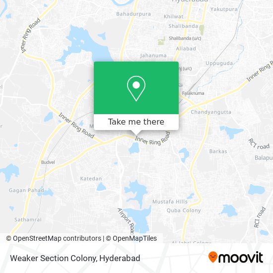 Weaker Section Colony map