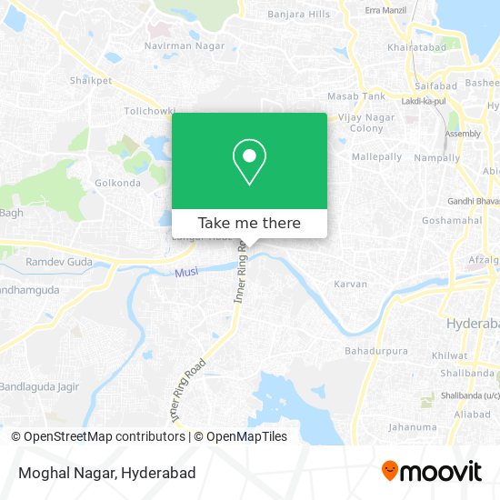 Moghal Nagar map