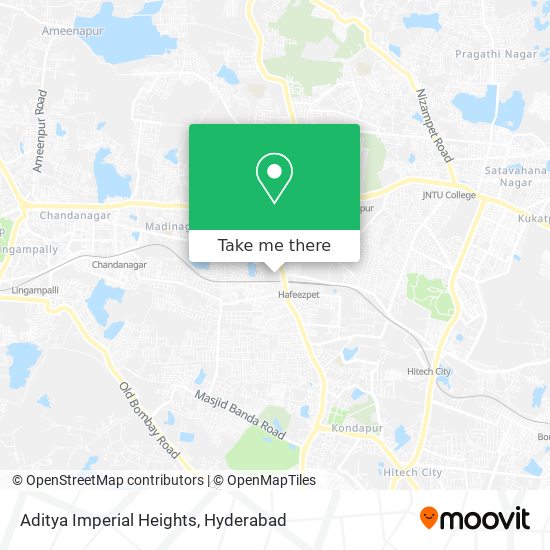 Aditya Imperial Heights map