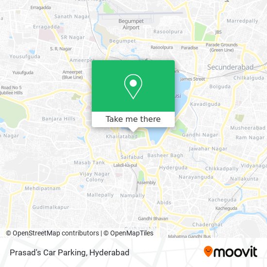 Prasad's Car Parking map