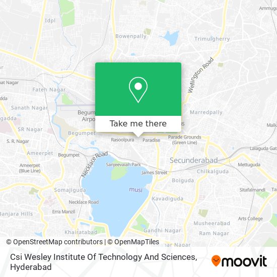 Csi Wesley Institute Of Technology And Sciences map