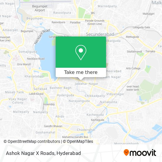 Ashok Nagar X Roads map