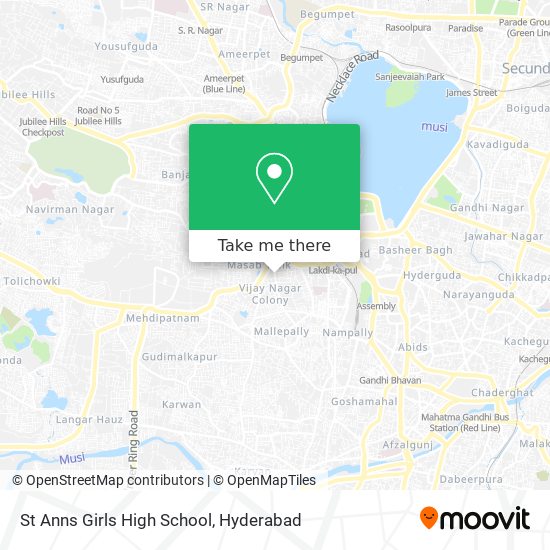 St Anns Girls High School map