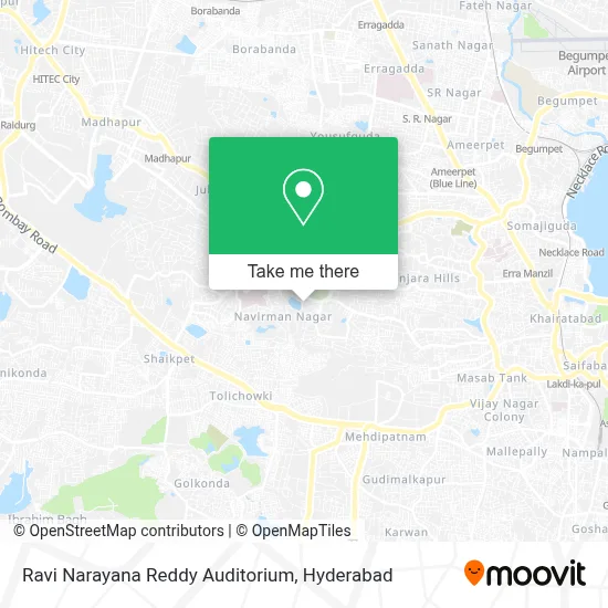 Ravi Narayana Reddy Auditorium map