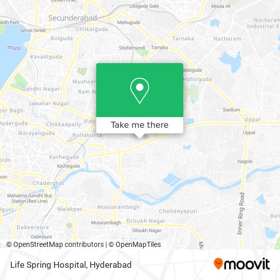 Life Spring Hospital map