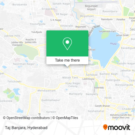 Taj Banjara map