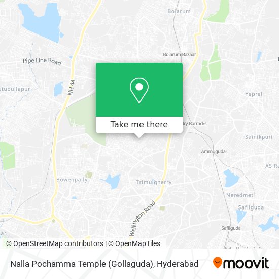 Nalla Pochamma Temple (Gollaguda) map