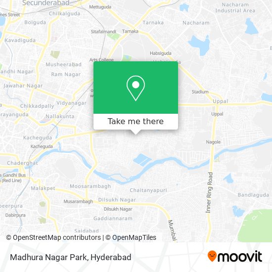 Madhura Nagar Park map