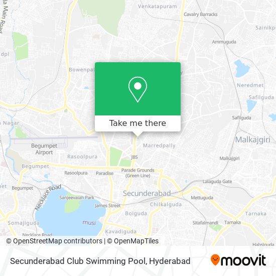 Secunderabad Club Swimming Pool map