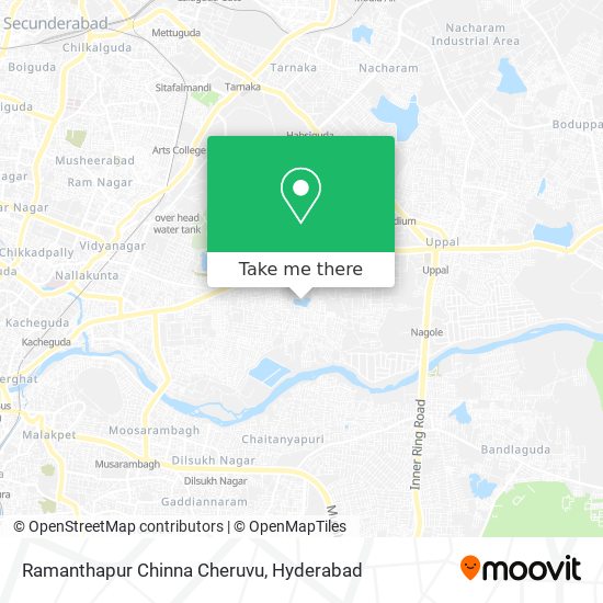 Ramanthapur Chinna Cheruvu map