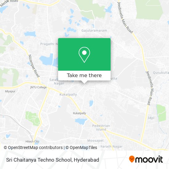 Sri Chaitanya Techno School map