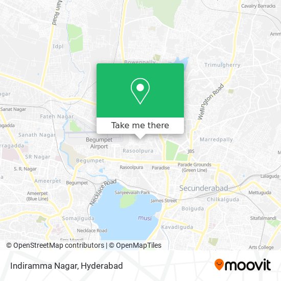 Indiramma Nagar map