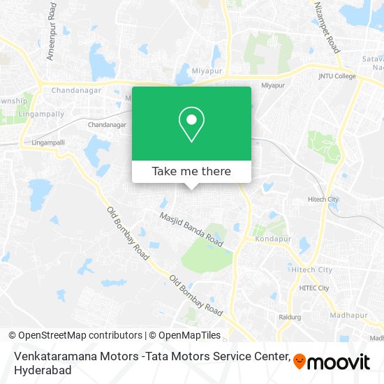 Venkataramana Motors -Tata Motors Service Center map