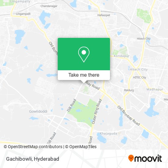 Gachibowli map