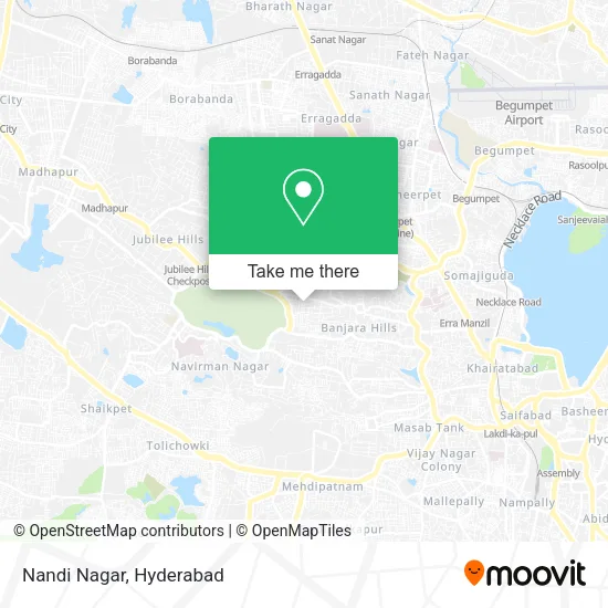 Nandi Nagar map
