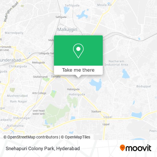 Snehapuri Colony Park map
