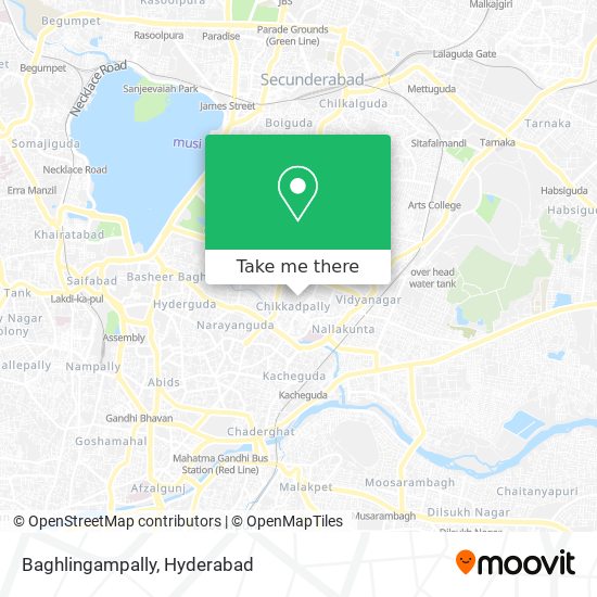 Baghlingampally map