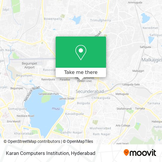 Karan Computers Institution map