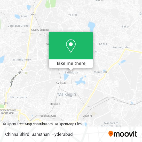 Chinna Shirdi Sansthan map