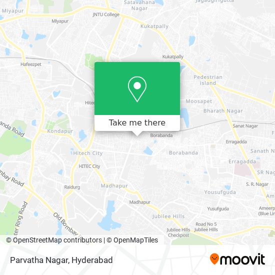 Parvatha Nagar map