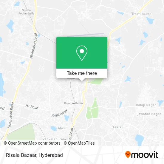 Risala Bazaar map