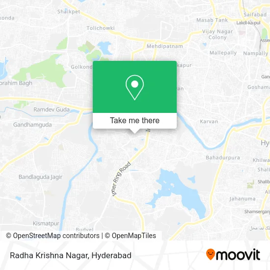Radha Krishna Nagar map