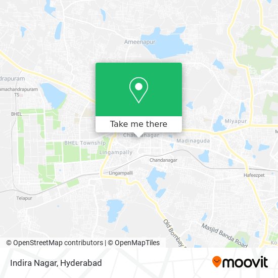 Indira Nagar map