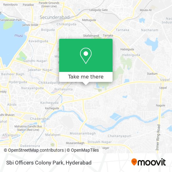 Sbi Officers Colony Park map
