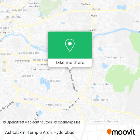 Ashtalaxmi Temple Arch map
